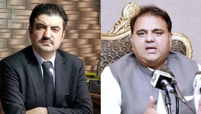 PTI MNA Sher Afzal Marwat (left) and former federal minister Fawad Chaudhry. — Facebook/Marwat Law Attorneys/APP/File