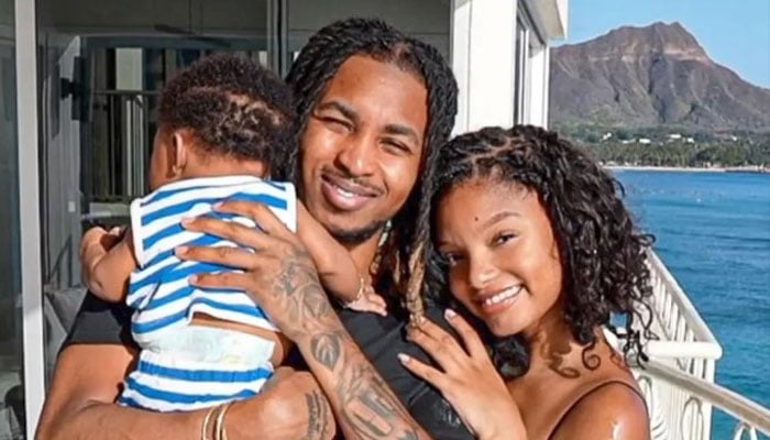 Halle Bailey has just showed off her son Halo for the first time