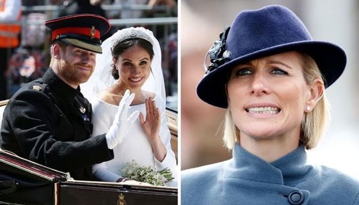 Zara Tindall discomfort as Meghan Markle tied the knot with Prince Harry