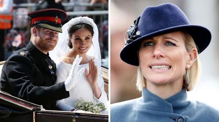 Zara Tindall discomfort as Meghan Markle tied the knot with Prince Harry