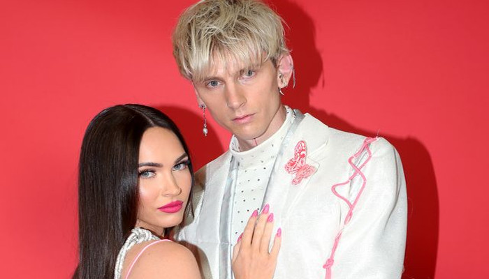 Megan Fox, Machine Gun Kelly, make matching statement at Michael Rubins white party