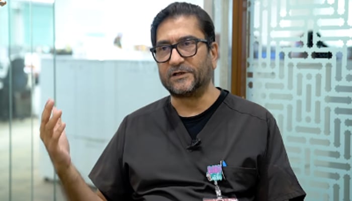 Professor and Gynecologist Nadeem Zuberi from Aga Khan University speaks to Geo Digital. — Author