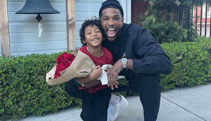 Triston Thompson shares adorable photos with son Prince