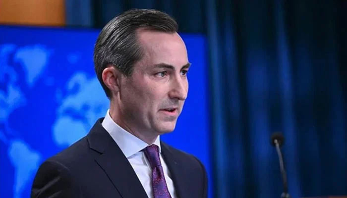 US State Department spokesperson Matthew Miller addresses a news briefing. — AFP/File