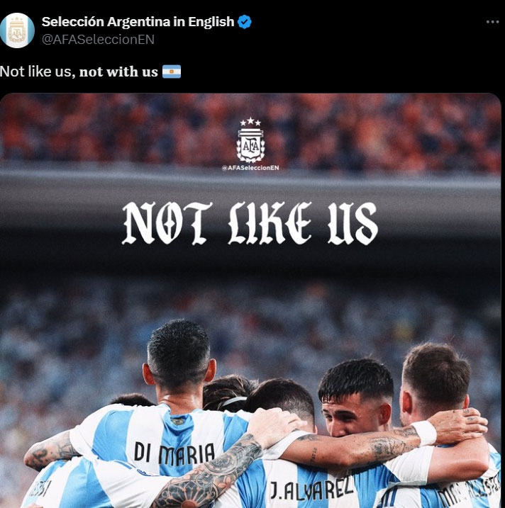 Drake loses bet, gets called out by the Argentina football team