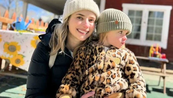 Emma Roberts shares a heart touching moment of son on set