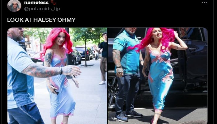 Halsey transforms into Little Mermaid with Ariel transformation