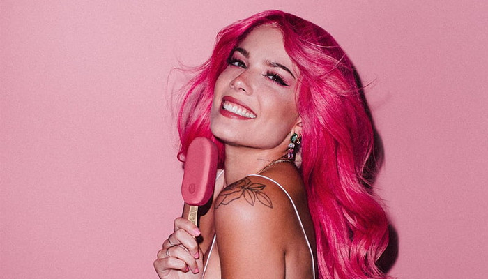 Halsey transforms into Little Mermaid with Ariel transformation