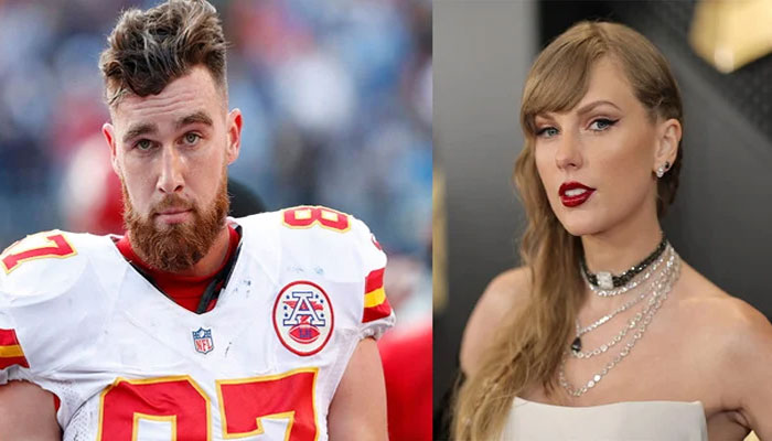 Taylor Swifts beau Travis Kelce dedicates her special karaoke award