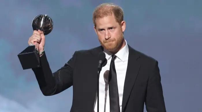 Prince Harry signals he’s ‘in a good place’ after award backlash