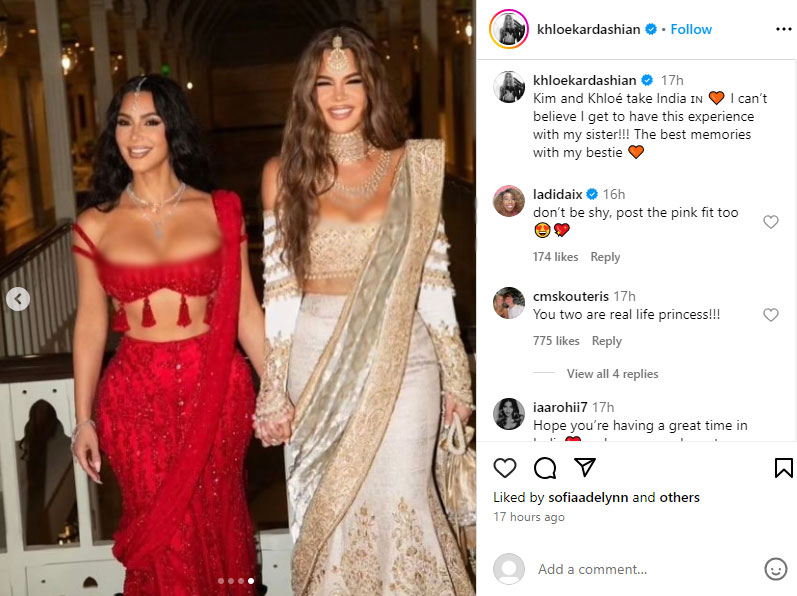 Khloe Kardashian shares insights from Indian Billionaire wedding