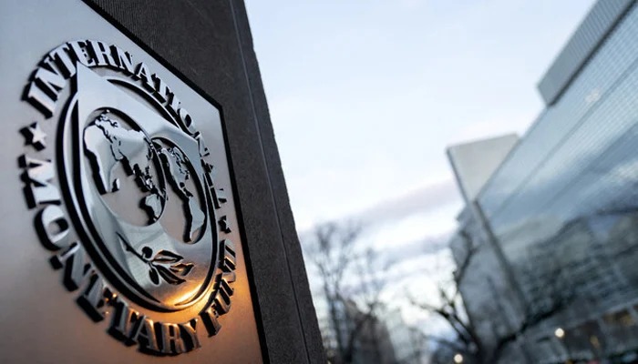 The seal for the International Monetary Fund is seen in Washington, DC. — AFP/File