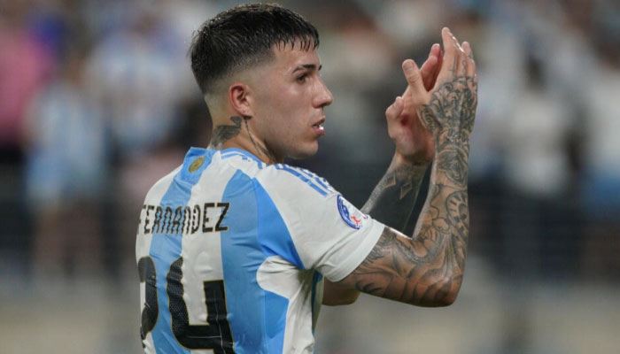 Argentina player Enzo Fernandez seen in this undated image.— AFP/file