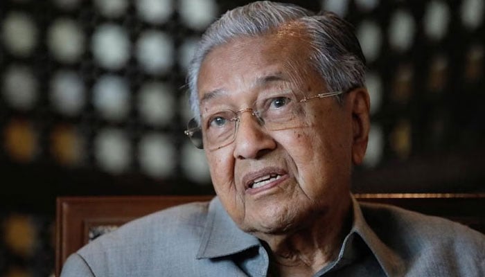 Former Malaysian prime minister Mahathir Mohamad can be seen in this undated image. — Reuters/File