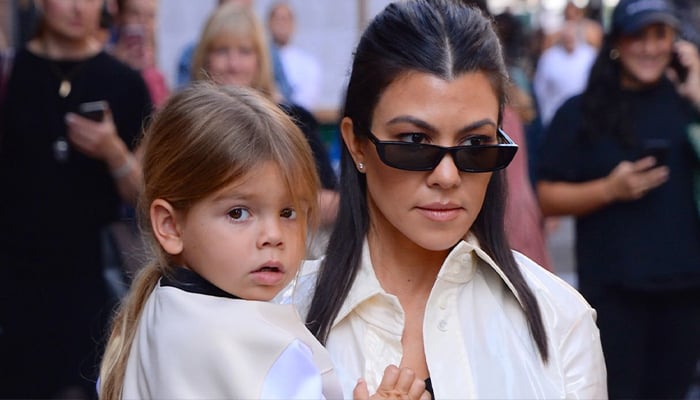 Kourtney Kardashians son begs mom to not get another baby this quick