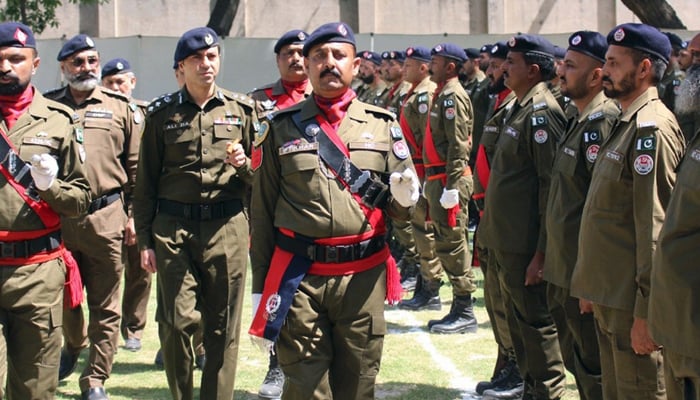 Punjab police personnel. — Punjab police