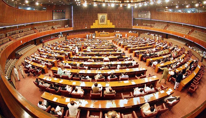 A view of National Assembly session. — APP/File