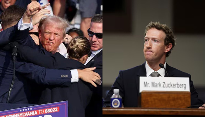 Republican candidate Donald Trump (left) and Meta CEO Mark Zuckerberg seen in this combination of pictures. — Reuters/File