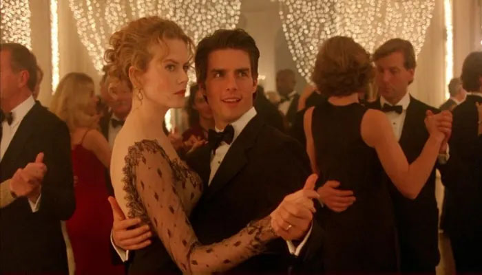 Nicole Kidman and Tom Cruise were married when they filmed Eyes Wide Shut