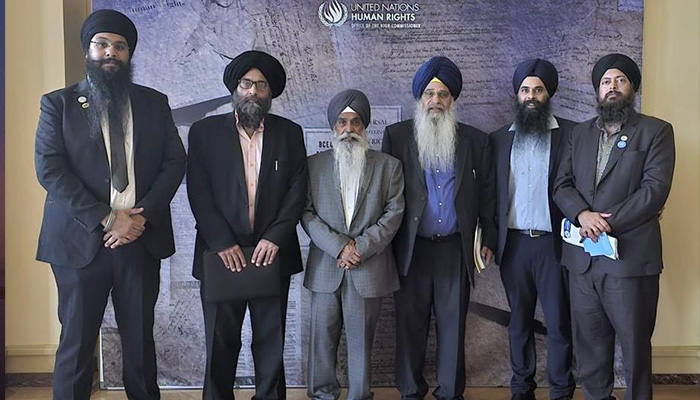 World Sikh Parliament members. — supplied