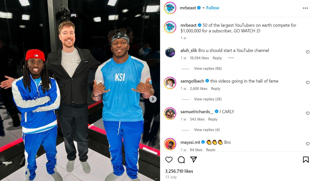 MrBeast teases never-before-seen collaboration in latest update