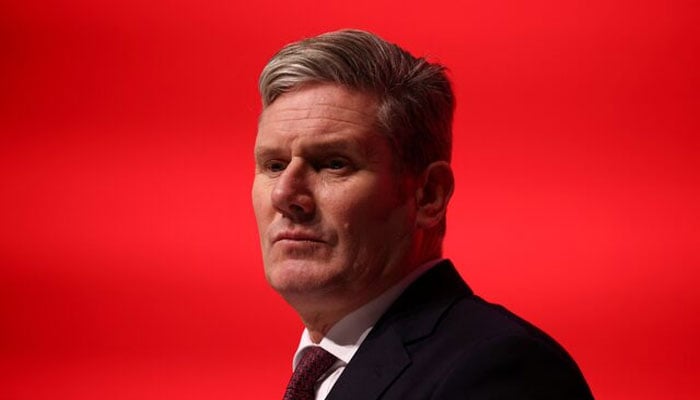 British PM Keir Starmer looks on, at Britains Labour Party annual conference in Liverpool, Britain on September 28, 2022. — Reuters