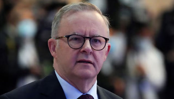 Australias Prime Minister Anthony Albanese at the second ASEAN Global Dialogue during the ASEAN summit held in Phnom Penh, Cambodia on November 13, 2022 — Reuters