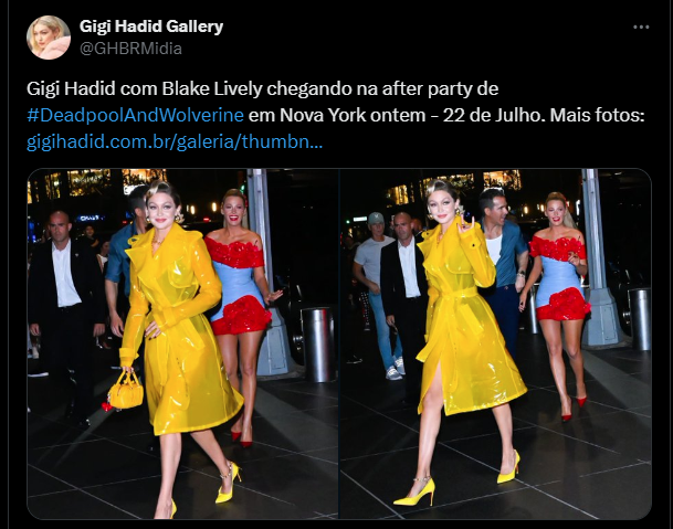 Blake Lively and Gigi Hadid don superhero outfits for Deadpool & Wolverine afterparty