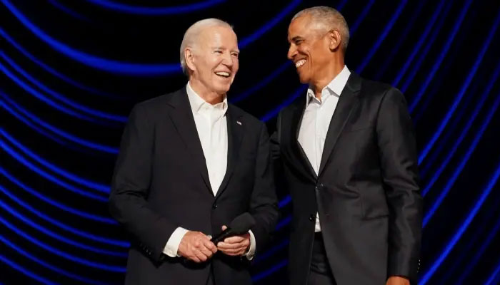 Barack Obama expressed sincerity towards Joe Biden after his exit from the elections 2024. —Reuters