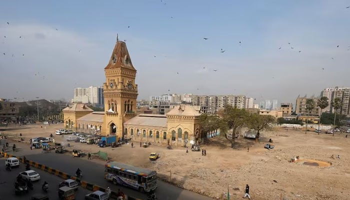 General view of the British era Empress Market building is seen after the removal of surrounding encroachments on the order of Supreme Court in Karachi, Pakistan January 30, 2019. — Reuters