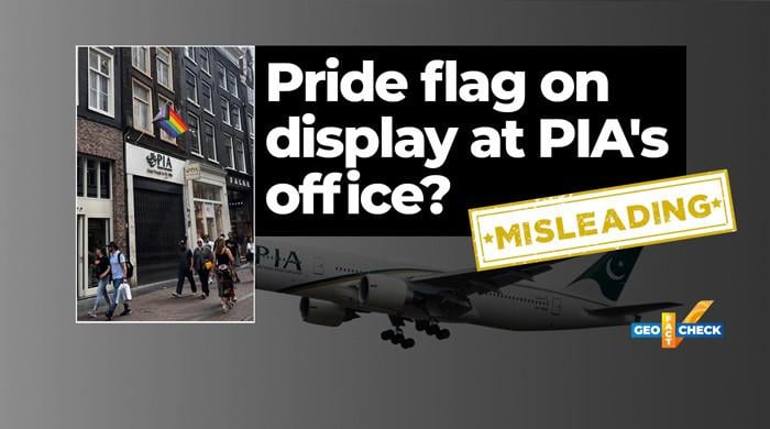 Fact-check: Pride flag displayed at PIA's Amsterdam office?