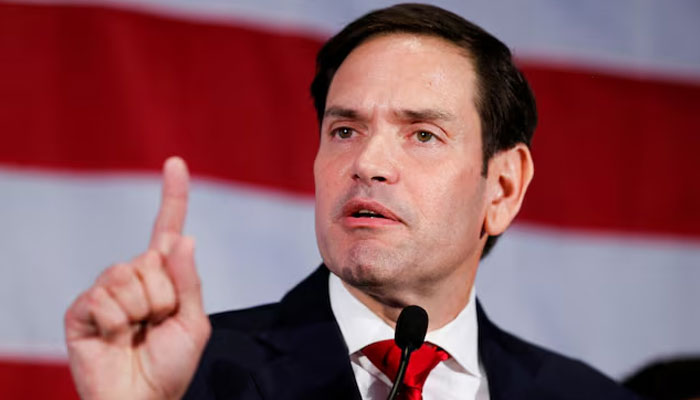 US Senator Marco Rubio appears at his midterm election night gathering after winning his race in Miami, Florida, US, November 8, 2022. — Reuters