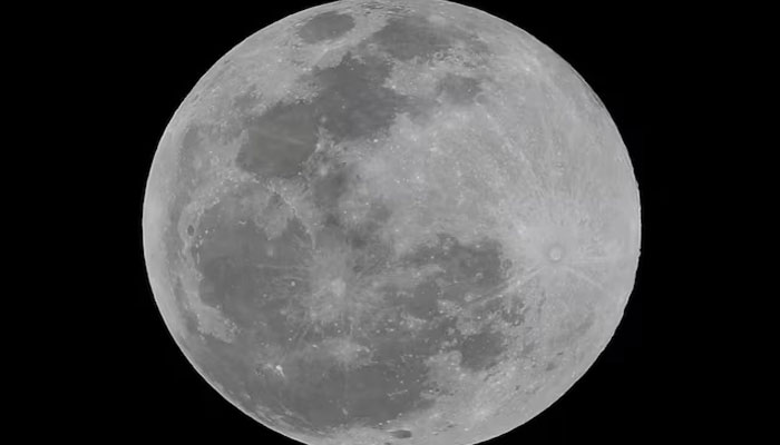 A full moon is seen over Mexico City, Mexico on April 5, 2023. — Reuters