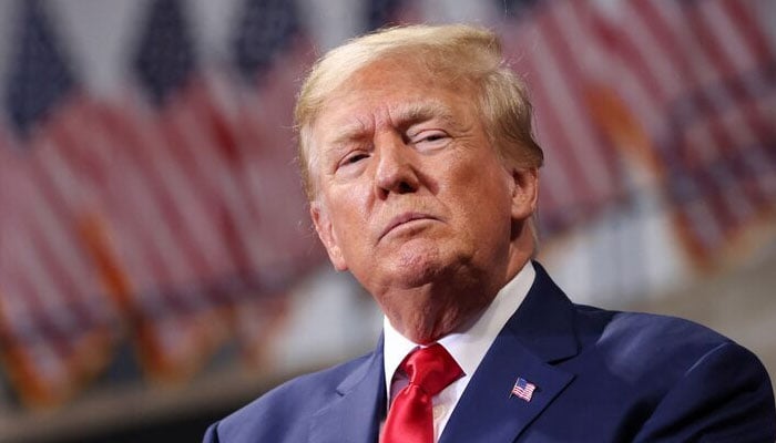 Former US president Donald Trump attends a rally in Wilkes-Barre, Pennsylvania, US on September 3, 2022. — Reuters