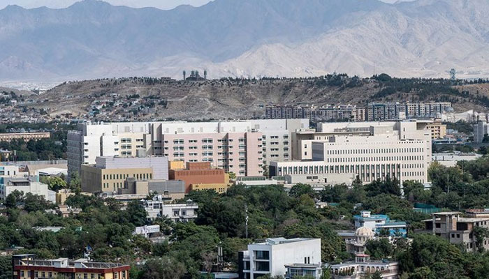 A general view of the US embassy is pictured in Kabul on August 10, 2023. — AFP/File