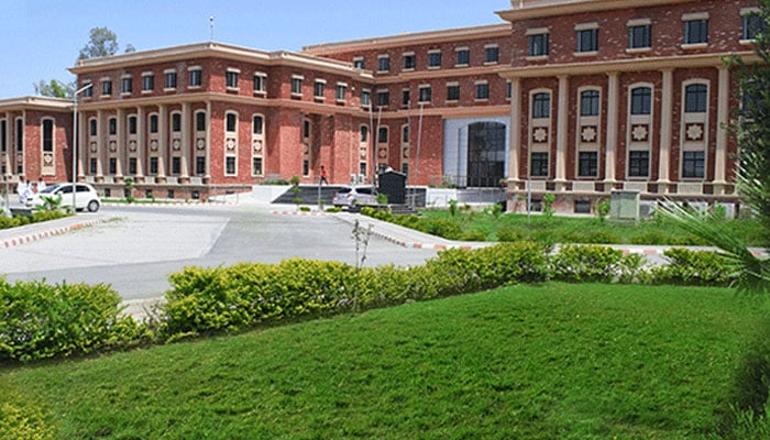 A representational image showing the building of Bacha Khan Medical College in Mardan. —  BKMC/File