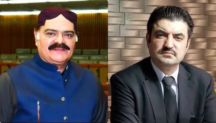 PPP leader Makhdoom Jameel uz Zaman (left) and PTI leader Sher Afzal Marwat. — National Assembly website/Facebook/Marwat Law Attorneys/File