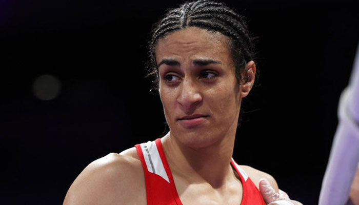 Algerian bozer Imane Khelif in tears at the Olympics on August 1st, 2024 in Paris, France. — Reuters