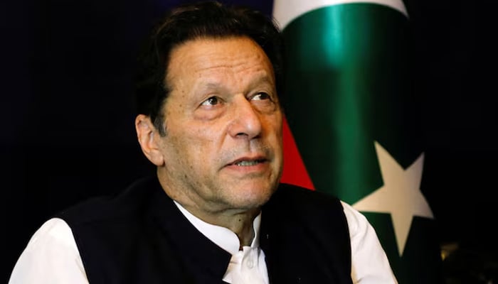 PTI founder Imran Khan pauses as he speaks with Reuters during an interview, in Lahore, Pakistan March 17, 2023. — Reuters