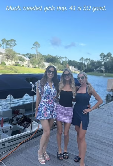 Christina Hall gives a glimpse into her girls trip post divorce drama