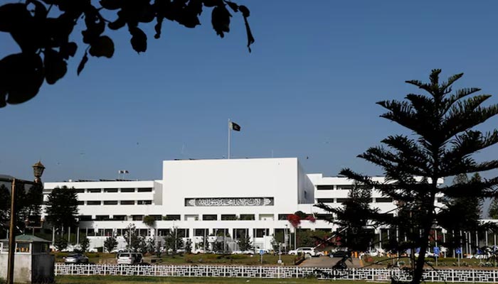 A general view of the Parliament House building in Islamabad, Pakistan April 10, 2022. — Reuters