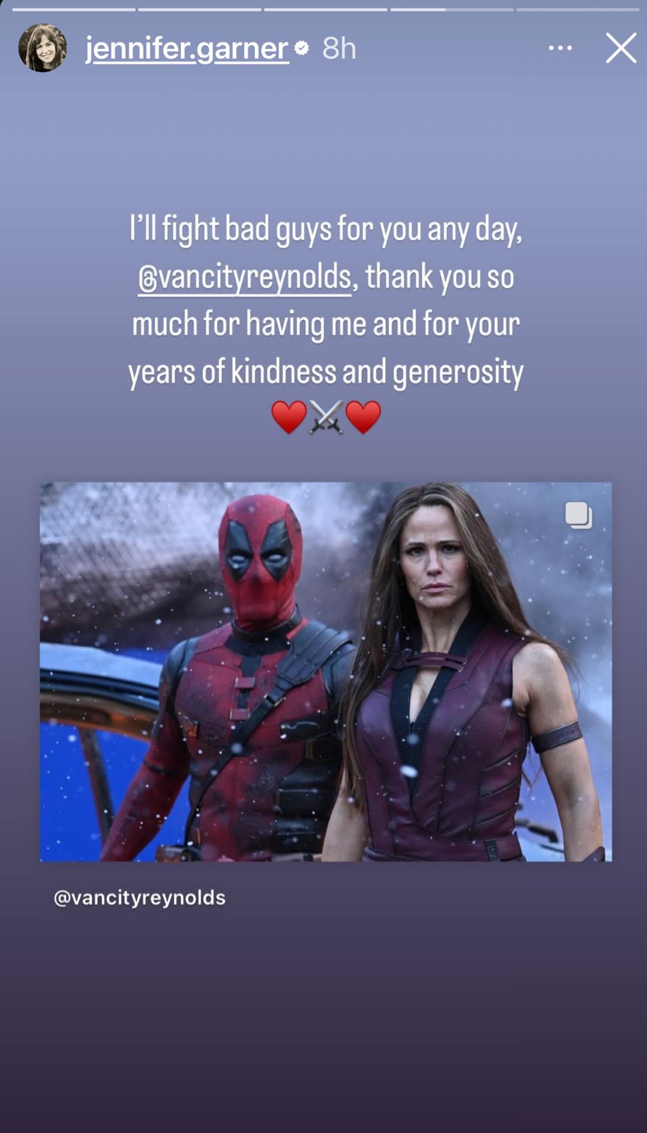 Deadpool & Wolverine stars Jennifer Garner, Ryan Reynolds have a heart to heart