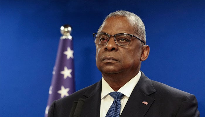 US Secretary of Defense Lloyd Austin looks on during a joint press conference with Israeli Defense Minister Yoav Gallant at Israels Ministry of Defense in Tel Aviv, Israel December 18, 2023. — Reuter