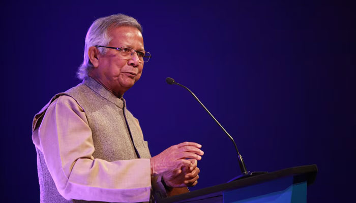 Nobel Peace laureate Muhammad Yunus speaks at the Trust Women Conference, London, Britain, December 1 2016. — Reuters