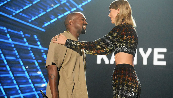 Taylor Swift blocks Kanye Wests entry at the top