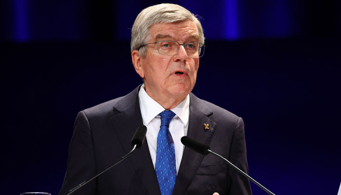 International Olympic Committee (IOC) President Thomas Bach during the IOC Session on August 10, 2024. — Reuters