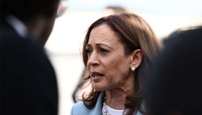 Kamala Harris vows to eliminate taxes at her rally in Las Vegas. —Reuters