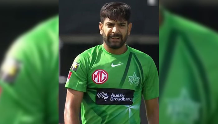 Pakistans right-arm pacer Haris Rauf pictured during a BBL match for Melbourne Stars. — Facebook/Melbourne Stars/File