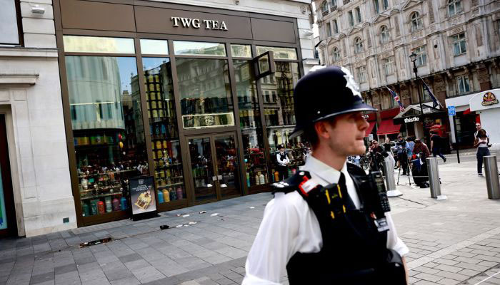 TWG Tea located near the incident site in Leicester Square, London, England, United Kingdom. — AFP/File