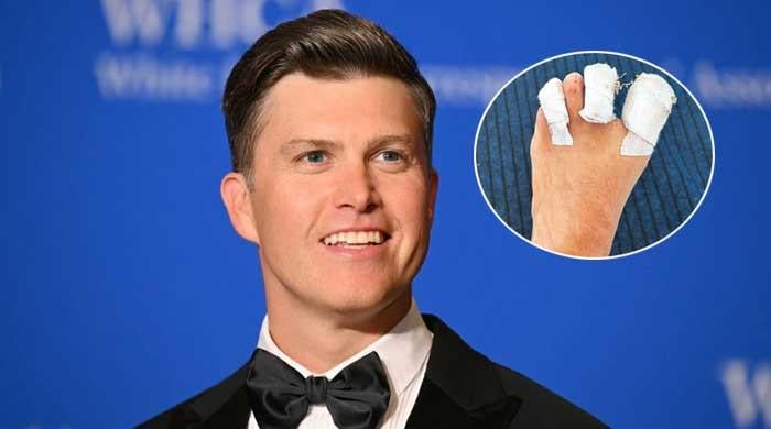 Colin Jost gives 'foot update' after exiting Olympics